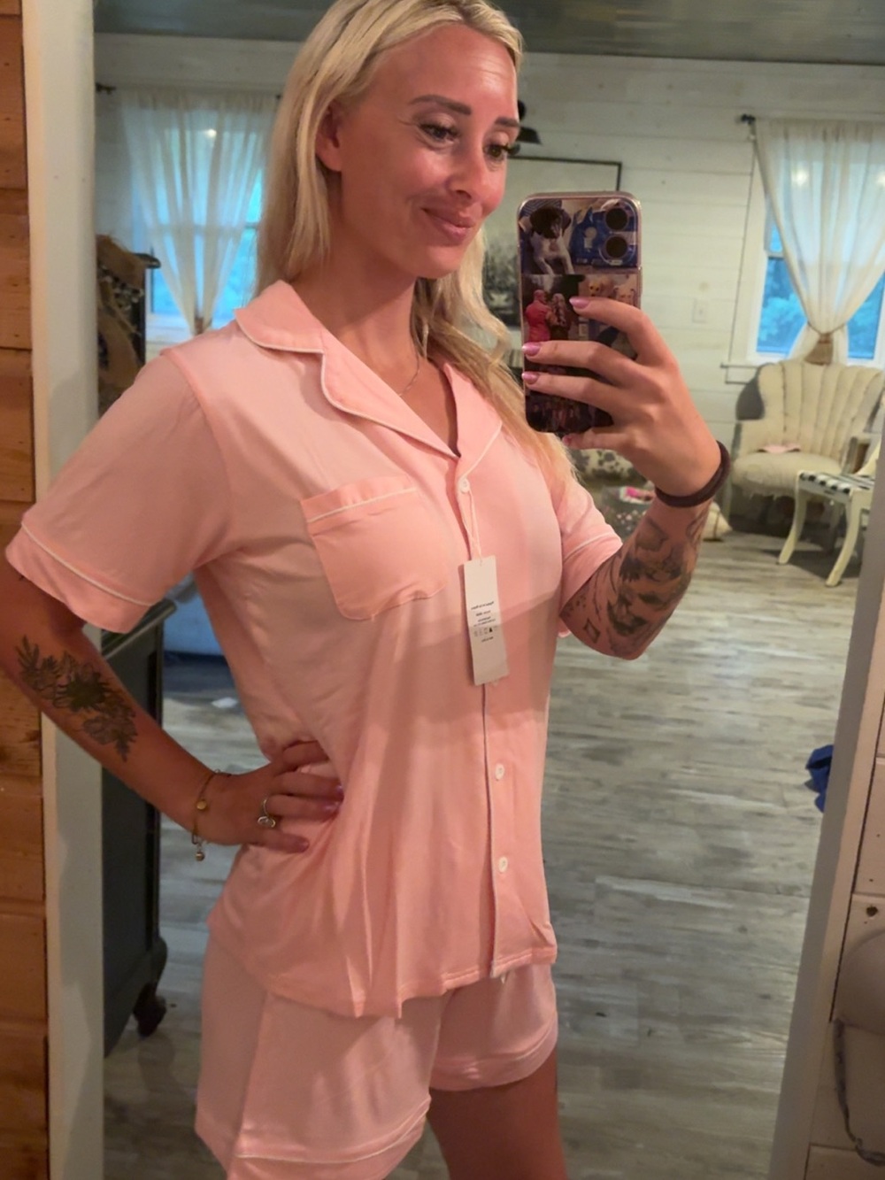 Soft Pink Short Pajama Set